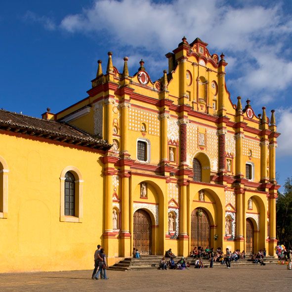 Visitar la Catedral, San Cristóbal de las Casas, Arquitectura Colonial